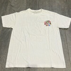 Anti Social Social Club collage white tshirt